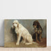 Reproductie van het schilderij Studie van twee honden - Rosa Bonheur