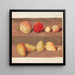 Study of Flowers and Fruits - Johanna Fosie — framed artwork on a wall