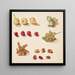 Study of Fruits, Br et Ndder - Johanna Fosie — framed artwork on a wall