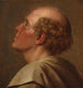 Studie van een portret van een monnik - Johan Ludvig Lund — weergave van het kunstwerk