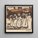 Study for a Sunday Afternoon in Laren - Max Liebermann — framed artwork on a wall
