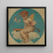 Reproduction of the painting Study for a medallion with a putto holding musical attributes - Pierre