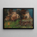 The old courtyard near Windisch-Eschenbach - Eugen Bracht — framed artwork on a wall