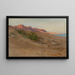 UmBaghek sur la mer Morte - Eugen Bracht — framed artwork on a wall