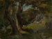 Bosrijke open plek met paarden - Eugen Bracht — weergave van het kunstwerk
