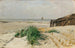 op het strand - Eugen Dücker — weergave van het kunstwerk