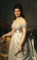 Portret van de operazangeres Adelina Patti 1843-1919 - Eugen Felix — weergave van het kunstwerk