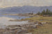 Landschap met meer en bergtoppen - Eugen Jettel — weergave van het kunstwerk