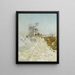 Route creuse en hiver - Eugen Jettel — ingelijst kunstwerk aan de muur