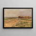 Landschap - Eugen Jettel — ingelijst kunstwerk aan de muur