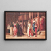 Een viering in het Palazzo - Eugen von Blaas — ingelijst kunstwerk aan de muur