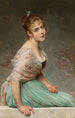 Contemplatie - Eugen von Blaas — weergave van het kunstwerk
