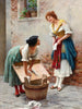 Delen van het nieuws - Eugen von Blaas — weergave van het kunstwerk