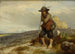 Een jonge herder - Eugène Le Poittevin — weergave van het kunstwerk