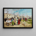 Entry into the arena under the sun - Eugenio Lucas Villamil — framed artwork on a wall