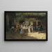 Reception at the Village - Eugenio Lucas Villamil — framed artwork on a wall