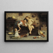 A treat for baby - Eugenio Zampighi — framed artwork on a wall