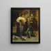 A Welcome Cup of Tea - Eugenio Zampighi — framed artwork on a wall