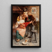 Les Folies de la vieillesse - Eugenio Zampighi — framed artwork on a wall