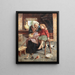 Tales of Grandmothers - Eugenio Zampighi — framed artwork on a wall