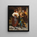 The great-grandfathers' coffee - Eugenio Zampighi — framed artwork on a wall