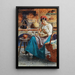 La première bouillie - Eugenio Zampighi — framed artwork on a wall