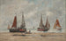 Bateaux de pêche à Scheveningue - Eugène Boudin — artwork view