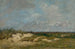 Berck, de duinen bij stormweer - Eugène Boudin — weergave van het kunstwerk
