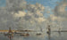 Camaret, de estuarium - Eugène Boudin — weergave van het kunstwerk