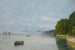 Caudebec-en-Caux, Boten op de Seine - Eugène Boudin — weergave van het kunstwerk