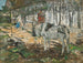 Normand paard - Eugène Boudin — weergave van het kunstwerk