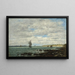 Côte de Bretagne - Eugène Boudin — ingelijst kunstwerk aan de muur