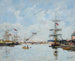 Deauville, de Mare Haute bassin - Eugène Boudin — weergave van het kunstwerk