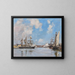 Deauville, de haven - Eugène Boudin — ingelijst kunstwerk aan de muur