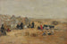 Deauville Strandscène - Eugène Boudin — weergave van het kunstwerk