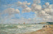 Deauville, het stijgende tij strand - Eugène Boudin — weergave van het kunstwerk