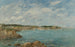 Douarnenez, de baai gezien vanaf het eiland Tristan - Eugène Boudin — weergave van het kunstwerk