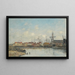 Dunkerque le vieux bassin - Eugène Boudin — ingelijst kunstwerk aan de muur