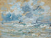 Effecten van wolken in de open zee - Eugène Boudin — weergave van het kunstwerk