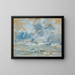 Effecten van wolken in de open zee - Eugène Boudin — ingelijst kunstwerk aan de muur