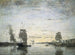 Ingang van de haven, Le Havre - Eugène Boudin — weergave van het kunstwerk