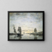 Ingang van de haven, Le Havre - Eugène Boudin — ingelijst kunstwerk aan de muur