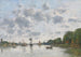 De Meuse in Dordrecht - Eugène Boudin — weergave van het kunstwerk