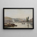 La Seine Rouen La Seine à Rouen - Eugène Boudin — ingelijst kunstwerk aan de muur