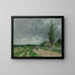 De route van Deauville - Eugène Boudin — ingelijst kunstwerk aan de muur