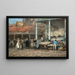 L'Ancien marché aux poissons, Brussel - Eugène Boudin — ingelijst kunstwerk aan de muur
