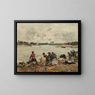 Eugne Boudin - Laveuses au bord de la Touques.webp