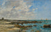 Le Croisic, kustlijn - Eugène Boudin — weergave van het kunstwerk