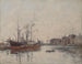 Le Havre, de haven van de Barre - Eugène Boudin — weergave van het kunstwerk