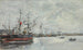 Le Havre, de haven - Eugène Boudin — weergave van het kunstwerk